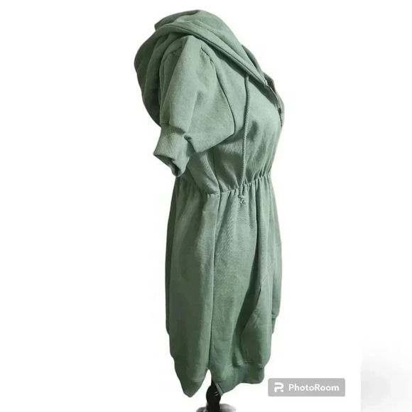 Free People hoodie sweatshirt green - Picture 3 of 5